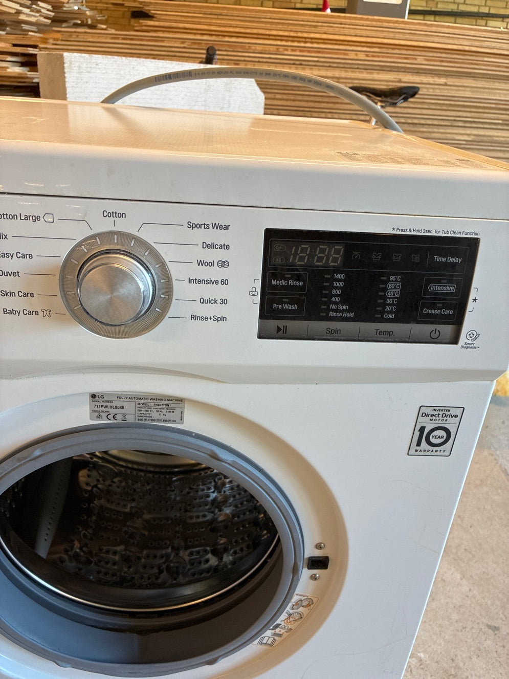 LG Vaskemaskine Direct Drive 8 kg FH4G7TDN1